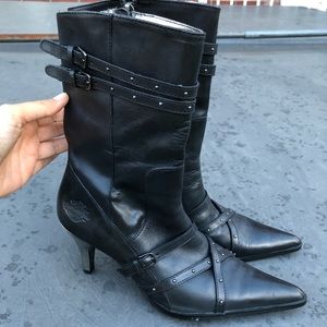 Harley Davidson Leather Boots Women Sz 5.5 D85181